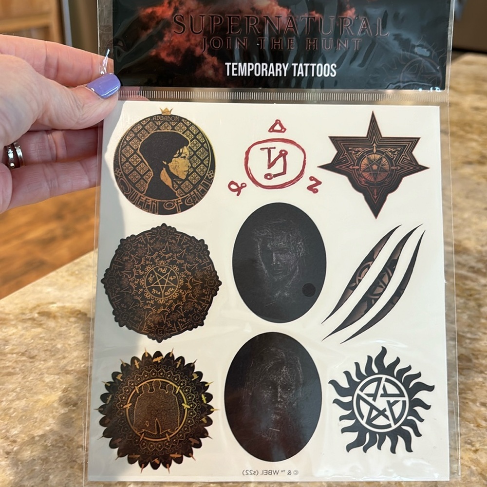 Supernatural Temp. Tattoos